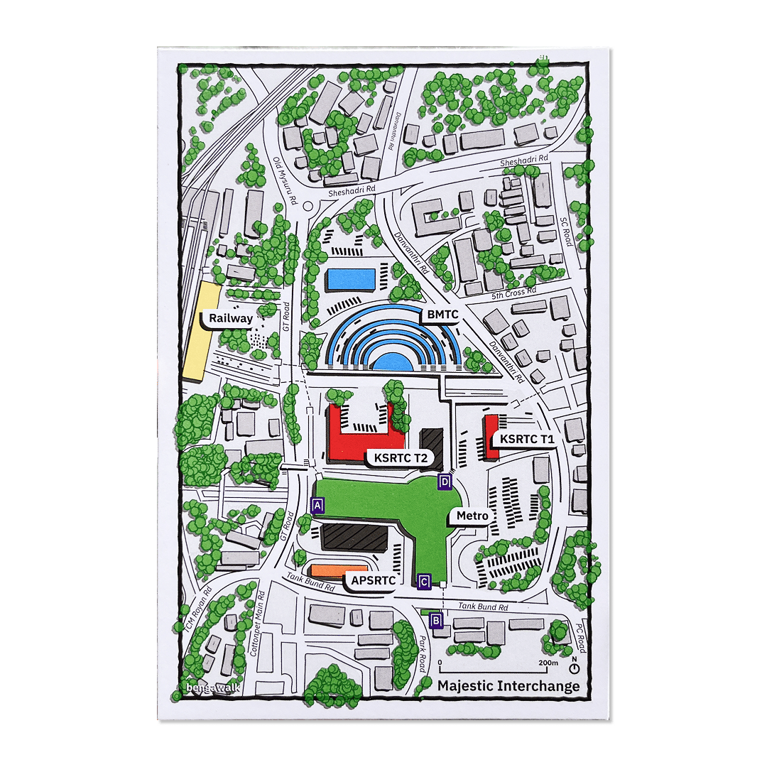 Majestic interchange map — photo 1