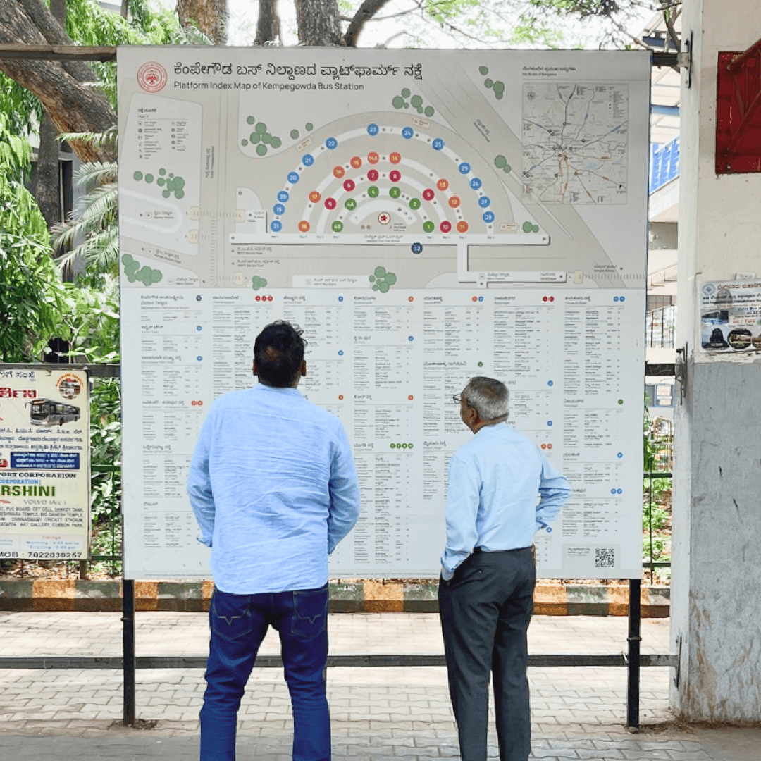 Majestic bus station map — photo 1